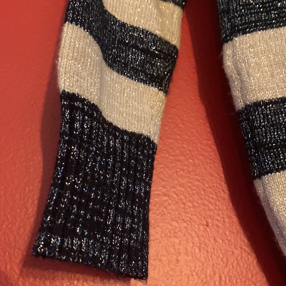 Metaphor sparkly striped sweater. 16.5x26 - Picture 10 of 10
